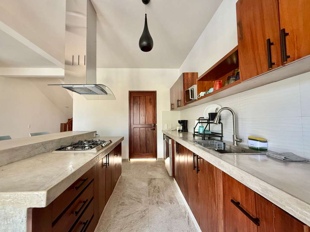 Kitchen and dining area